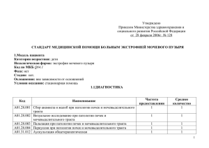 Утверждено Приказом Министерства здравоохранения и социального развития Российской Федерации