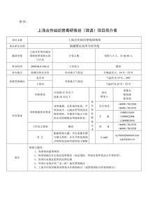 附件: 上海合作组织禁毒研修班（俄语）项目简介表 项目全称 上海合作