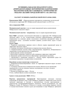 Программа - Официальный сайт Чебаркульского городского округа