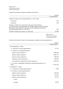 Приложение 7 к Налоговому кодексу Республики Беларусь Ставки