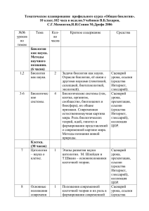 Общая биология 10 кл.