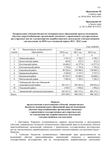 Приложение - Администрация Красноярского края