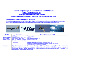 Информация об Авиакомпании I FLY - Солвекс