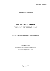 На правах рукописи - Всероссийский научно