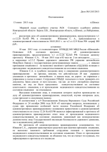 Дело №5-243/2013  Постановление