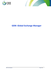 GEM: Global Exchange Manager