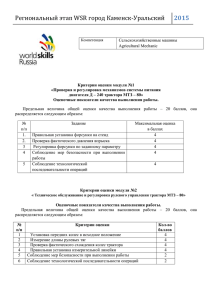 Региональный этап WSR город Каменск-Уральский 2015