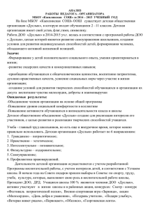 анализ работы за 2015 год