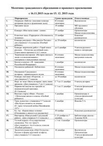 Месячник Гражданственности.