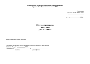 тема II полугодия - Средняя школа № 42 г. Перми