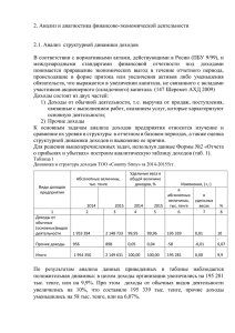 2. Анализ и диагностика финансово