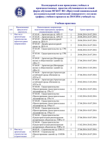 согласно графику учебного процесса на 2015/2016 учебный год