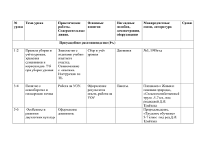 № Тема урока Практические Основные