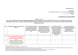 Приложение №__ Утверждаю: Региональный директор по