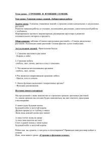 Тема урока:   СТРОЕНИЕ  И  ФУНКЦИИ ... Тип урока: Усвоение новых знаний. Лабораторная работа Задачи урока