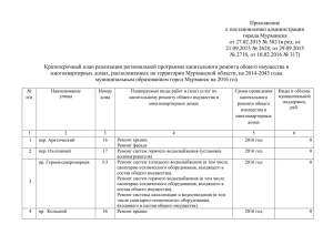 Приложение к постановлению администрации города Мурманска от 27.02.2015 № 582 (в ред. от