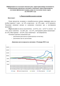 Цена золота - Администрация города Красноярска