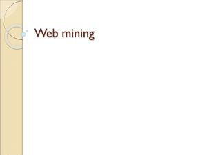 Web mining - Кафедра анализа данных и исследования операций