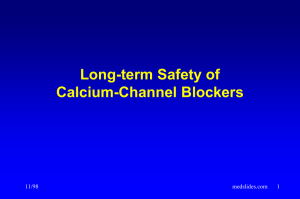 Блокаторы кальциевых каналов