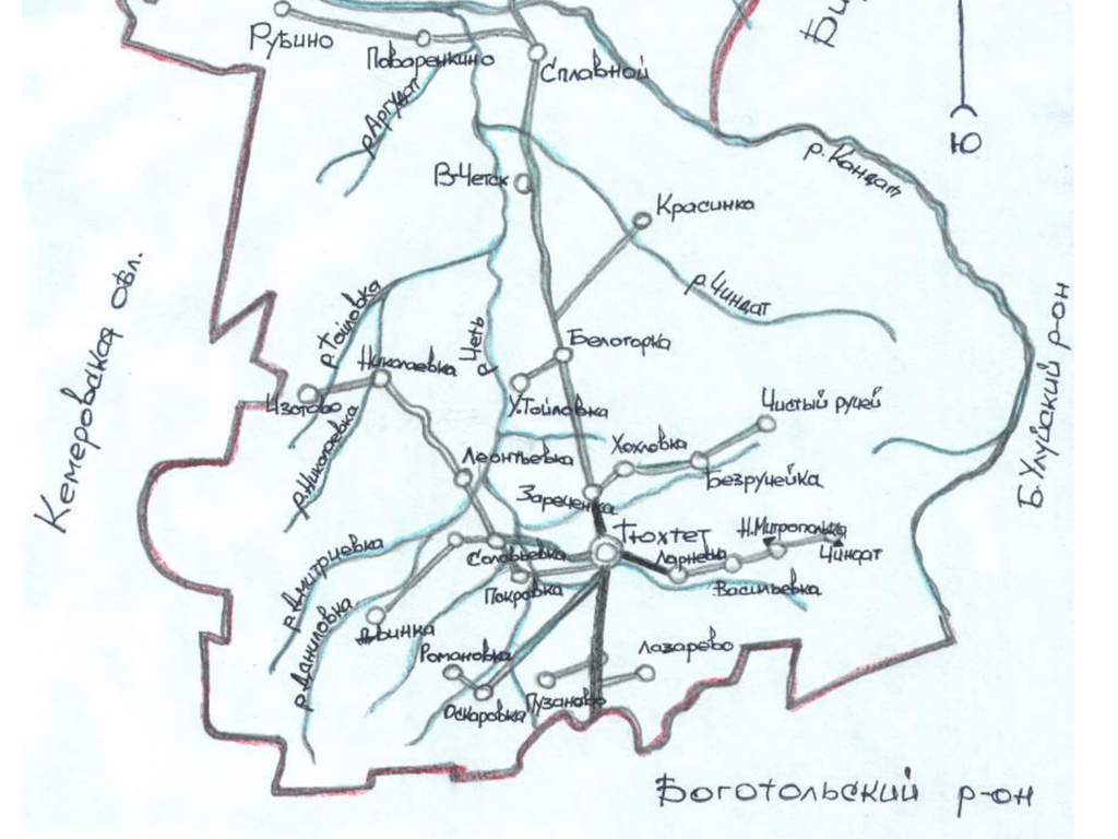 Кадастровая карта д белогорка тюхтетского района красноярского края