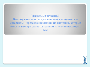 Уважаемые студенты! Вашему вниманию предоставляются методические