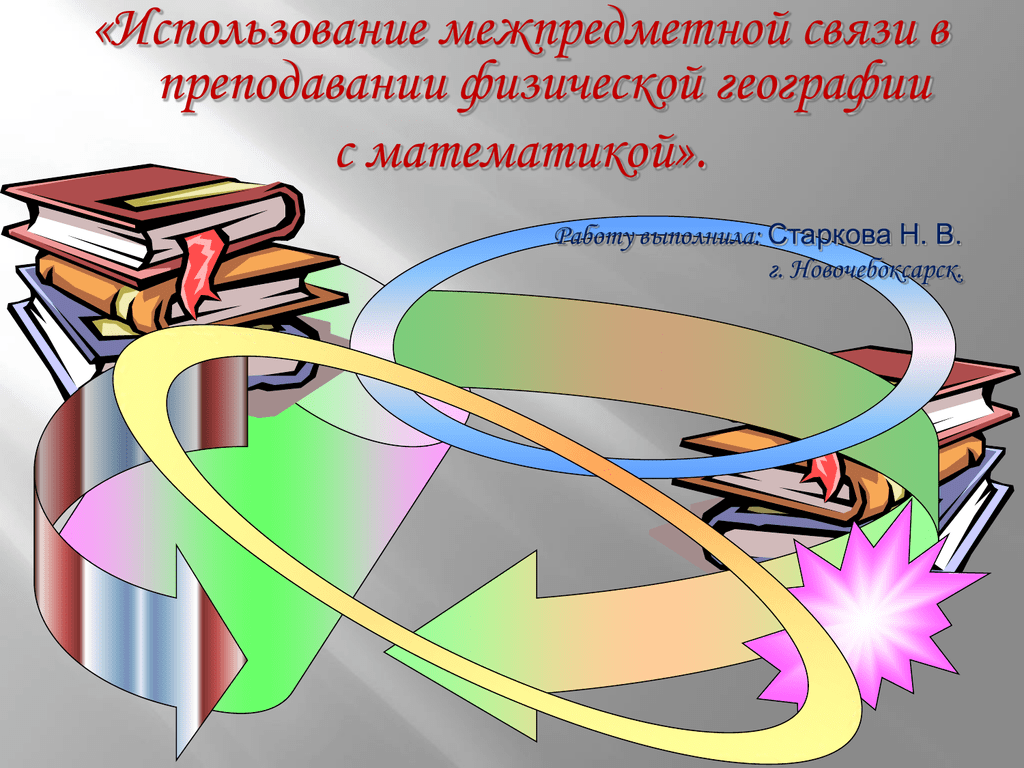 Межпредметные связи математики