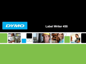 Презентация принтера Label Writer 450