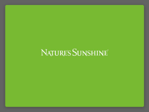 - Nature`s Sunshine