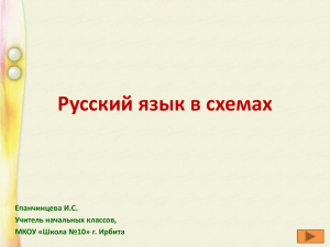 Русский язык в схемах презентация PowePoint