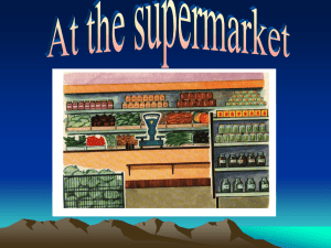 Презентация "Супермаркет"