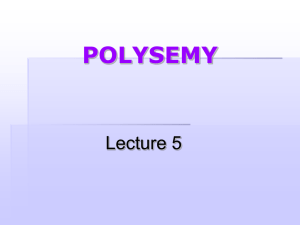 polysemy