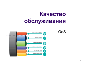 Качество обслуживания QoS 1