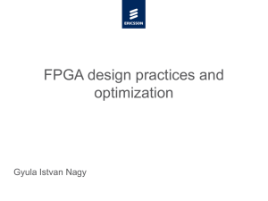 FPGA design practices and optimization