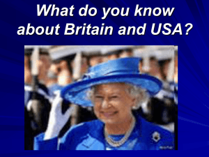 Что ты знаешь о Британии и США