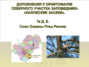 Слайд 1 - Союз охраны птиц России