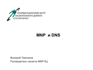 MNP и DNS