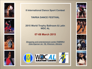Слайд 1 - tavria dance festival