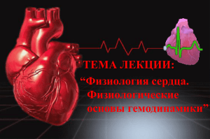 01 Физиология сердца_Физиологические основы гемодина..