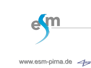 www.esm-pirna.de Edelstahl-Schwimmbad- und Metallbau GmbH