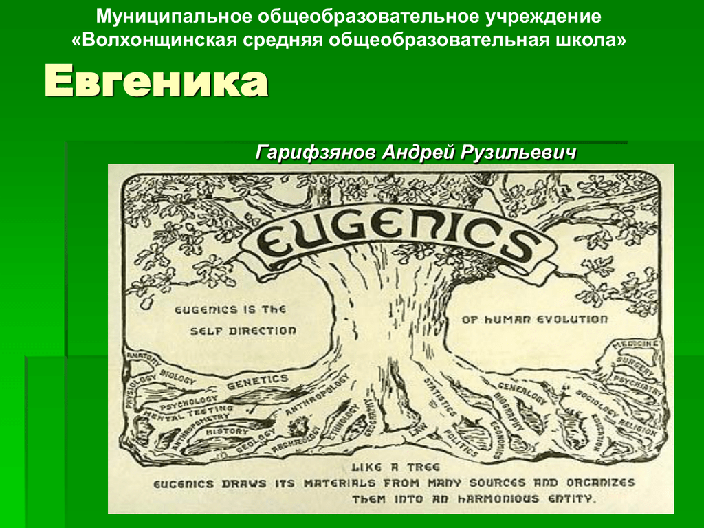 Евгеника за и против презентация