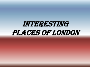 Interesting places of London