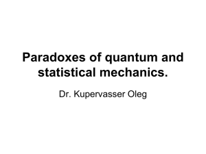 Paradoxes of quantum and statistical mechanics.
