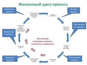 Жизненный цикл проекта Дизайн Рефлексия проекта