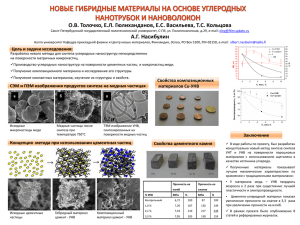 НОВЫЕ ГИБРИДНЫЕ МАТЕРИАЛЫ НА ОСНОВЕ УГЛЕРОДНЫХ