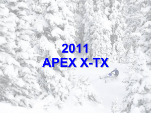 2011 APEX X-TX
