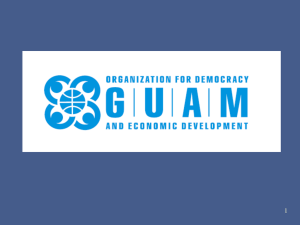 organization for democracy and economic development – guam цели