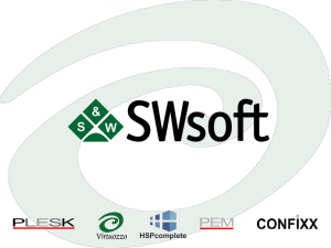 SWsoft - Учебная лаборатория НГУ