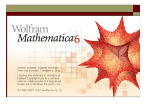 Mathematica Презентация Microsoft Power Point 1270 Кб