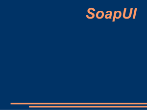 Использование SoapUI для анализа WSDL