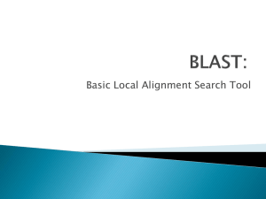 Basic Local Alignment Search Tool